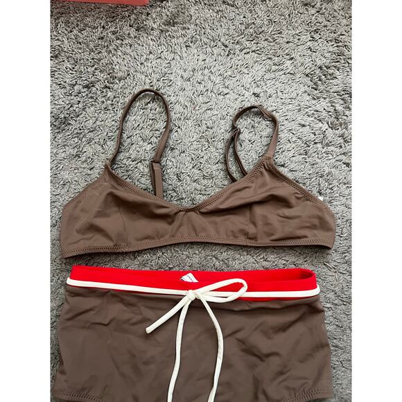 Solid & Striped Bikini Set - Picture 3 of 7